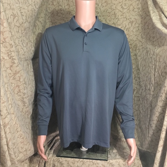 men's long sleeve dri fit polo shirts